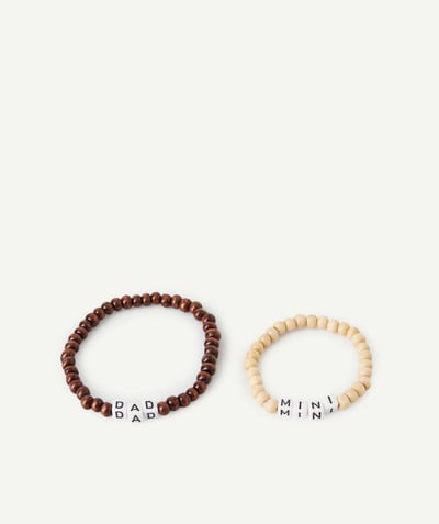 CategoryModel (8824503009422@13)  - LE LOT DE 2 BRACELETS À PERLES RONDES ET MESSAGE