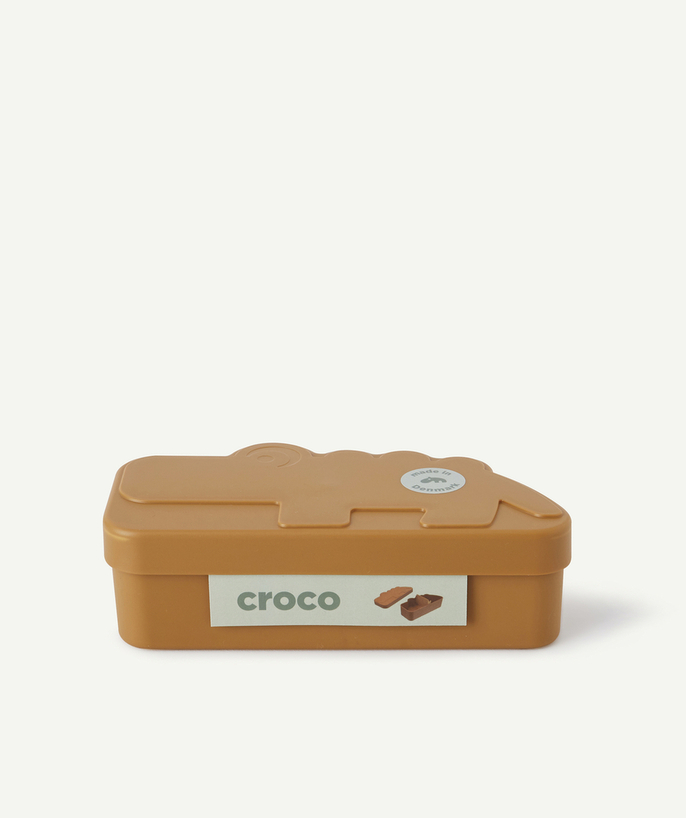   - MOSTERDKLEURIGE KROKO-LUNCH BOX