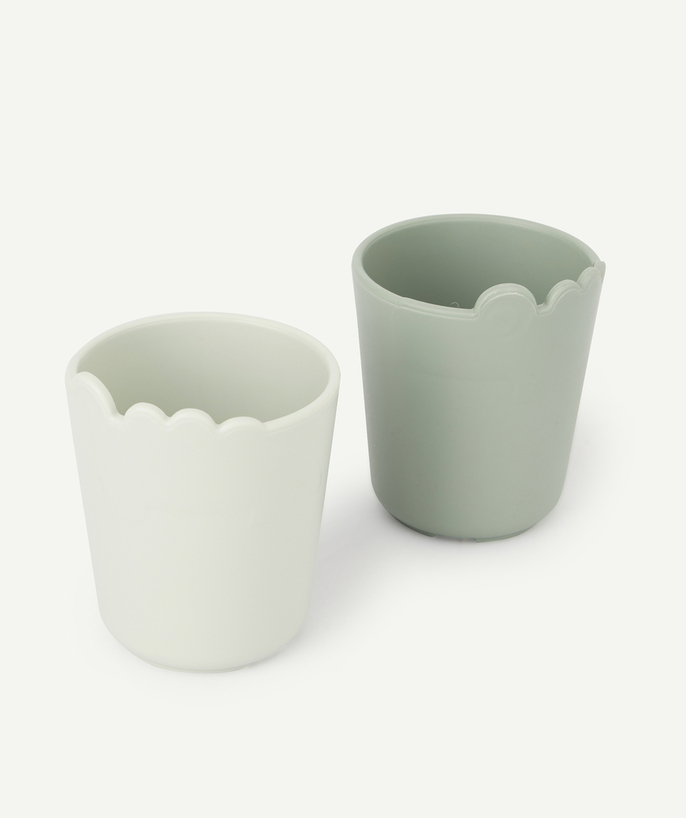   - LOT DE 2 TASSES CROCO VERT