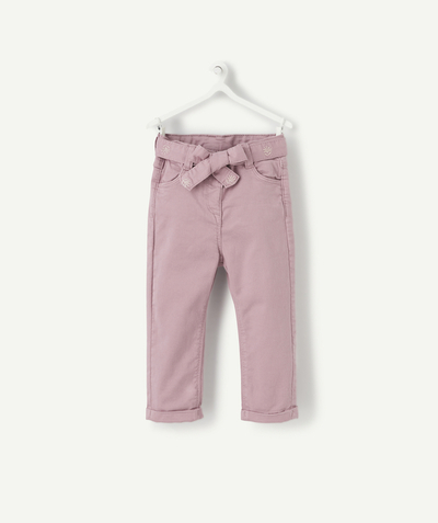 CategoryModel (8826108674190@5)  - SMALLE BROEK MET GEBORDUURDE RIEM VOOR BABYMEISJES