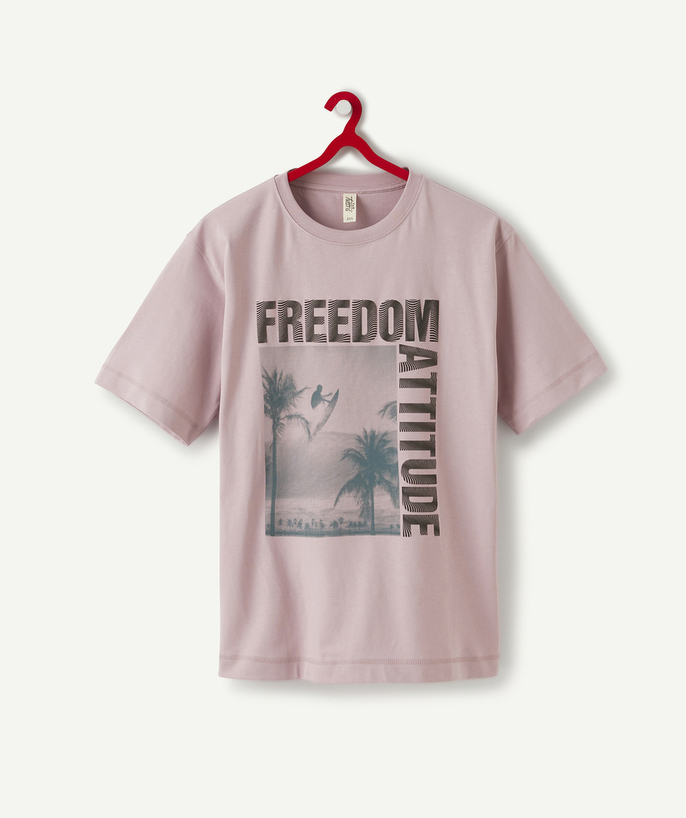   - LE T-SHIRT PARME AVEC MESSAGE ET PHOTO IMPRIMÉE SURF