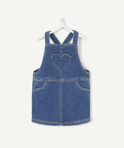 CategoryModel (8824437702798@1160)  - DENIM JURK IN TUINBROEKSTIJL, MET HARTVORMIG ZAKJE, VOOR MEISJESBABY