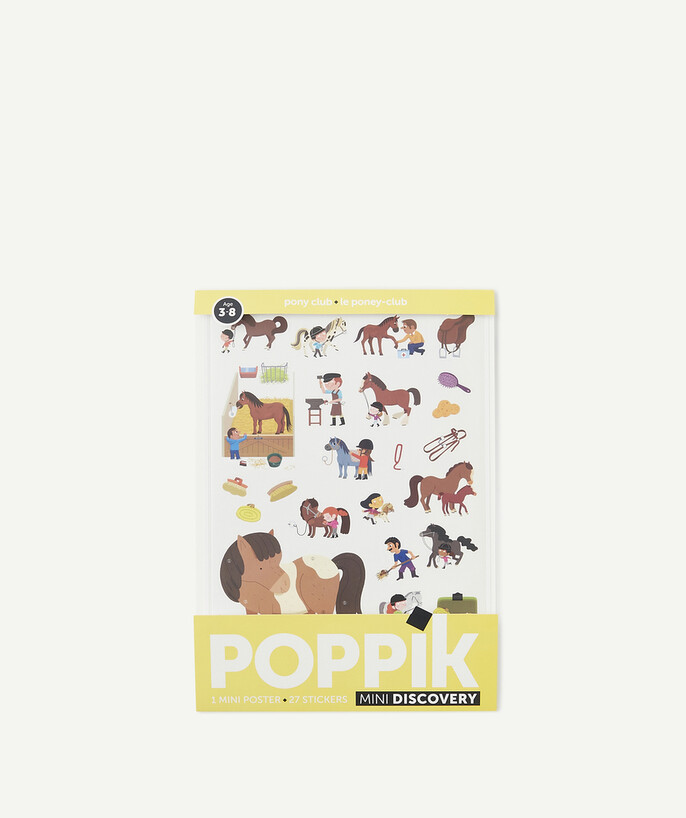   - LE MINI POSTER AVEC 27 STICKERS SUR LE PONEY CLUB