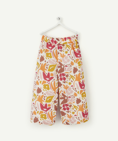 CategoryModel (8824502976654@15)  - SOEPELE BROEK VAN BEDRUKT KATOENGAAS MET GEKLEURDE PRINT