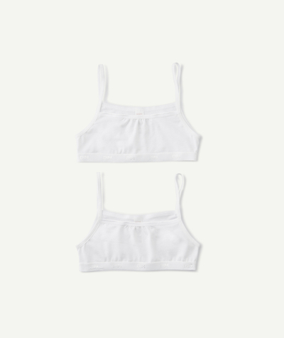 CategoryModel (8821759508622@1749)  - LE LOT DE 2 BRASSIÈRES BLANCHES EN COTON BIOLOGIQUE