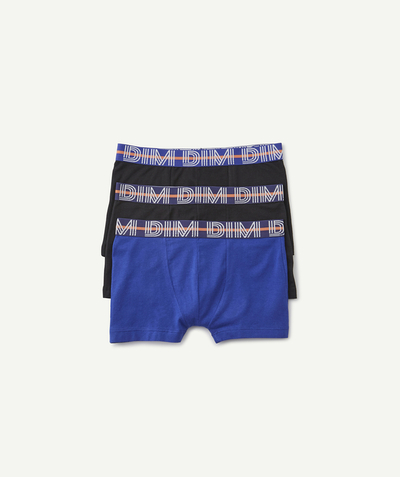 CategoryModel (8821762392206@699)  - SET VAN 3 BLAUWE EN ZWARTE BOXERS