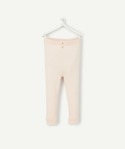 CategoryModel (8824928960654@266)  - LEGGING CÔTELÉ ROSE BÉBÉ FILLE