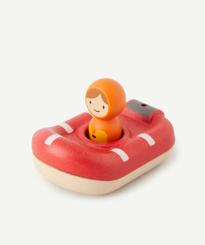 CategoryModel (8826174079118@5)  - PLAN TOYS ® - MIJN HOUTEN REDDINGSBOOT - VANAF 12 MAANDEN