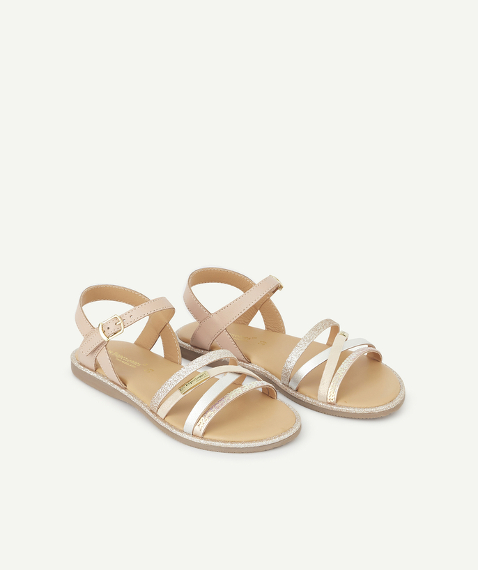   - HUIDKLEURIGE SANDALEN MET PAILLETTEN, VOOR MEISJES