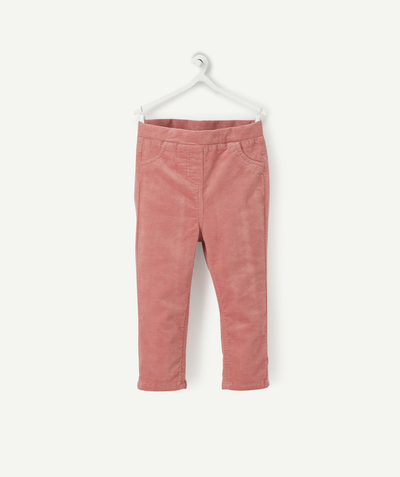 CategoryModel (8824668717198@31)  - TREGGING EN VELOURS ROSE BÉBÉ FILLE