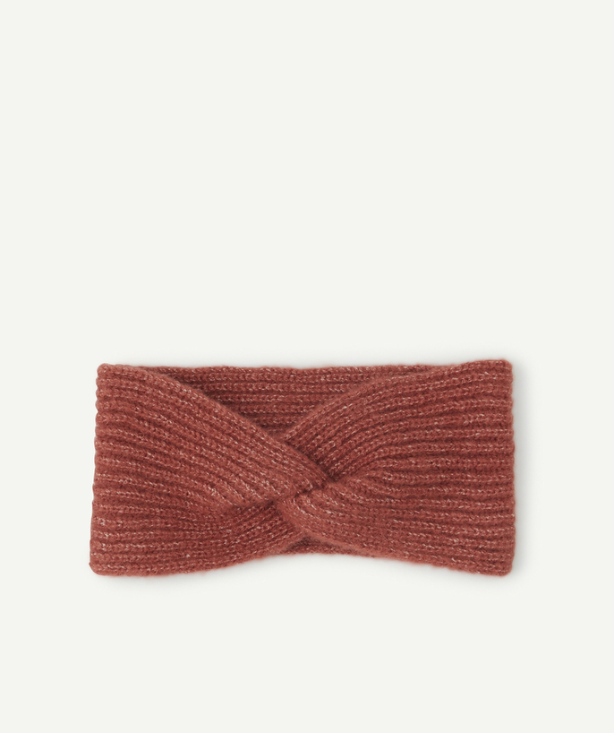   - BANDEAU EN MAILLE TOSADÉ ROUGE FONCÉ FILLE