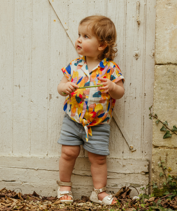   - PROMODxTAO - CHEMISE AVEC FLEURS COLORÉES FILLE