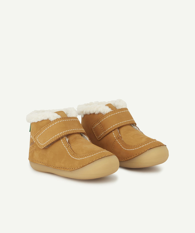 CategoryModel (8826108674190@5)  - CAMEL LEREN BABY LAARSJES MET SHERPA