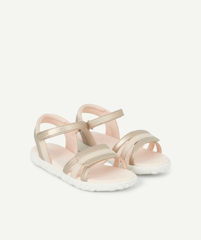 CategoryModel (8824502943886@29)  - SANDALEN MET KLITTENBAND VOOR MEISJES IN GOUD EN ROZE