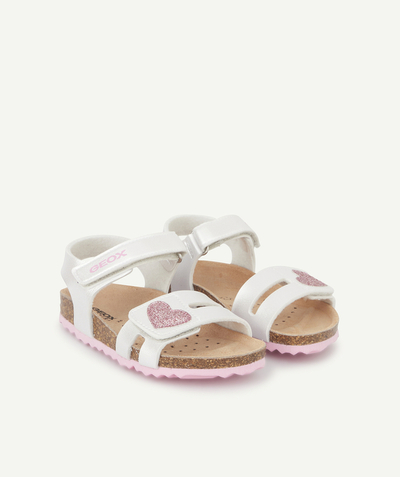 CategoryModel (8824535744654@126)  - SANDALES CHALKI FILLE COULEUR ARGENTÉE AVEC DÉTAILS ROSES