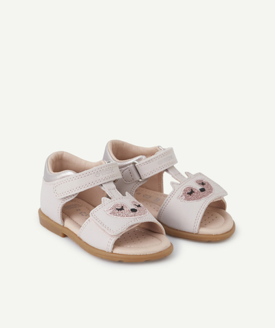 CategoryModel (8821752987790@12291)  - SANDALES BÉBÉ FILLE ROSE Á SCRATCH AVEC IMPRIMÉ PAILLETÉ