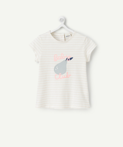 CategoryModel (8824830591118@17)  - SHIRT VOOR BABYMEISJES VAN ROZE EN WIT GESTREEPT BIOLOGISCH KATOEN