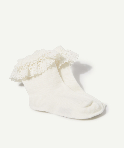 CategoryModel (8825060163726@31076)  - LES CHAUSSETTES UNIES AVEC DÉTAILS EN BRODERIE