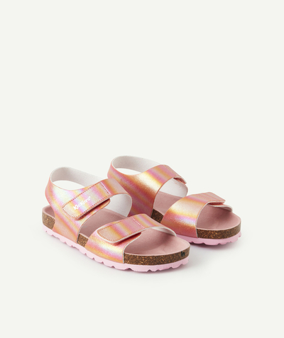 CategoryModel (8824437801102@1865)  - SANDALES FILLE SUMMERKRO ROSE RAINBOW AVEC SCRATCH