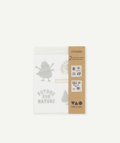 CategoryModel (8826372292750@191)  - LOT DE 2 PLANCHES DE STICKERS THÈME NATURE