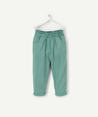 CategoryModel (8824668094606@25)  - PANTALON BÉBÉ FILLE VERT EN VISCOSE RESPONSABLE