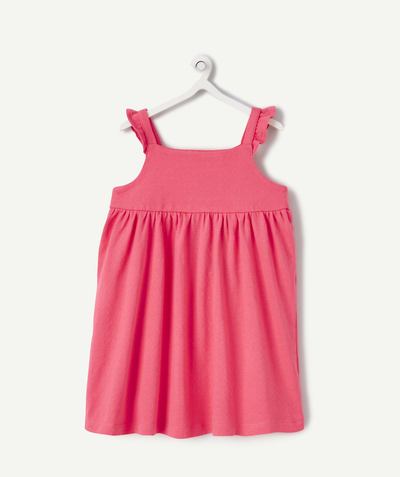 CategoryModel (8825420775566@324)  - ROBE BÉBÉ FILLE ROSE EN COTON BIO