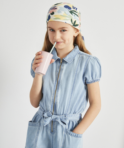 CategoryModel (8825586712718@205)  - LOW IMPACT BLUE DENIM PLAYSUIT MET RITS VOOR MEISJES