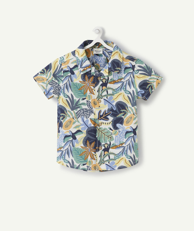 CategoryModel (8824437670030@2163)  - CHEMISE BÉBÉ GARÇON EN COTON THÈME TROPICAL