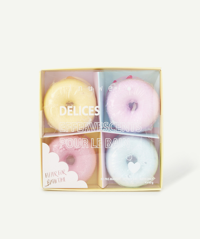   - COFFRET 4 BOMBES DE BAIN DONUTS EFFERVESCENTS