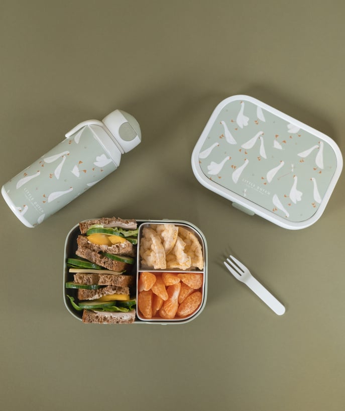   - GROENE LUNCHBOX MET GANZEN