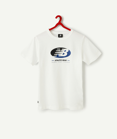 CategoryModel (8821761441934@2954)  - T-SHIRT BLANC GARÇON ESSENTIALS STACKED LOGO GRAPHIC