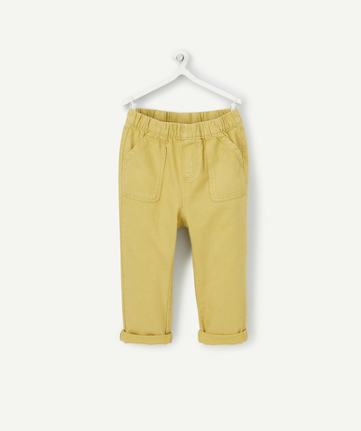 CategoryModel (8824668291214@37)  - PANTALON DROIT BÉBÉ GARÇON EN DENIM JAUNE