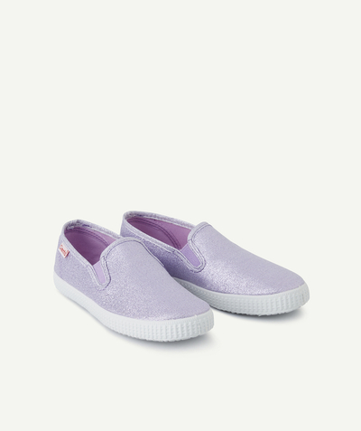 CategoryModel (8824437670030@2163)  - BASKETS EN TOILE FILLE VIOLETTES BRILLANTES