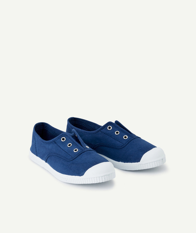 CategoryModel (8821756559502@125)  - CHILDREN'S NAVY CANVAS TRAINERS