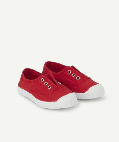 CategoryModel (8824437670030@2163)  - BOYS' RED CANVAS TRAINERS