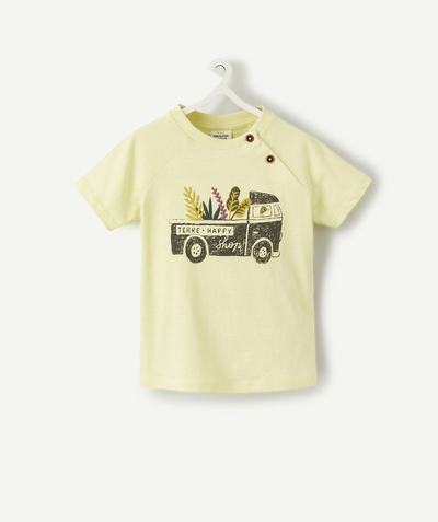 CategoryModel (8824896520334@13)  - GROEN T-SHIRT VOOR BABYJONGENS VAN BIOKATOEN MET VRACHTWAGEN