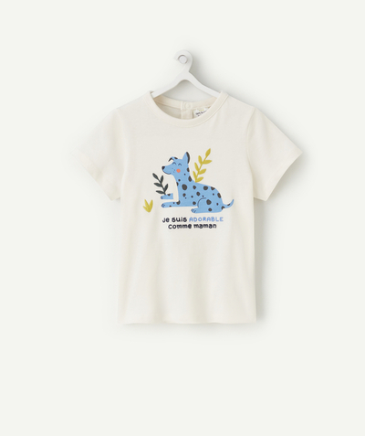 CategoryModel (8825518719118@5)  - T-SHIRT VOOR BABYJONGENS VAN BIOLOGISCH KATOEN MET BLAUWE HOND