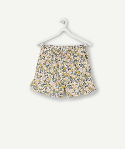 CategoryModel (8824502943886@29)  - SHORT FILLE EN COTON BIO IMPRIMÉ FLEURI