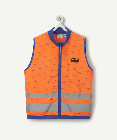 CategoryModel (8825617907854@31)  - GILET DE SÉCURITÉ ORANGE JACKSON AVEC IMPRIMÉ TRIANGLE