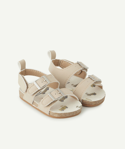 CategoryModel (8826108772494@5)  - BEIGE SLOFJES MET GESPEN IN SANDAALSTIJL VOOR BABYJONGENS