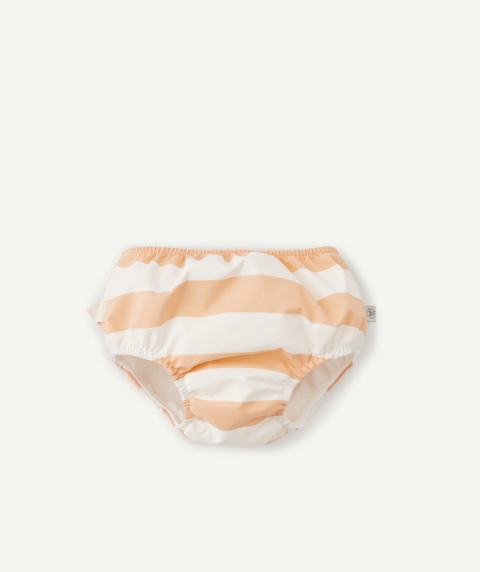   - COUCHE DE BAIN RAYÉE BLANC CASSÉ ET PÊCHE