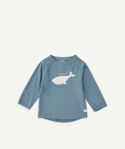 CategoryModel (8824502943886@29)  - T-SHIRT ANTI-UV BÉBÉ BLEU MARINE IMPRIMÉ BALEINE