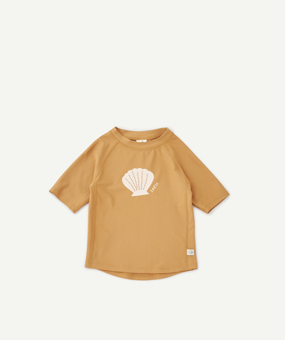 CategoryModel (8821752627342@3679)  - T-SHIRT ANTI-UV BÉBÉ CARAMEL IMPRIMÉ COQUILLAGE