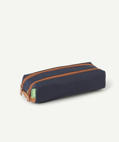 CategoryModel (8821768618126@62)  - CAMILLE NAVY AND TAN PENCIL CASE