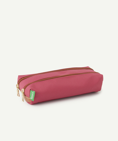 CategoryModel (8821768618126@62)  - PALOMA RASPBERRY PINK PENCIL CASE WITH GOLD DETAILS
