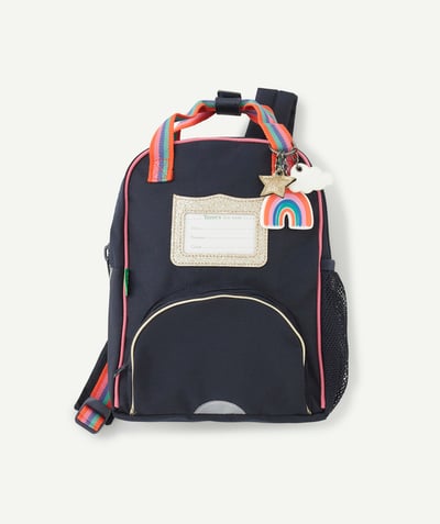 CategoryModel (8821768618126@62)  - LEILA NAVY BACKPACK WITH RAINBOW