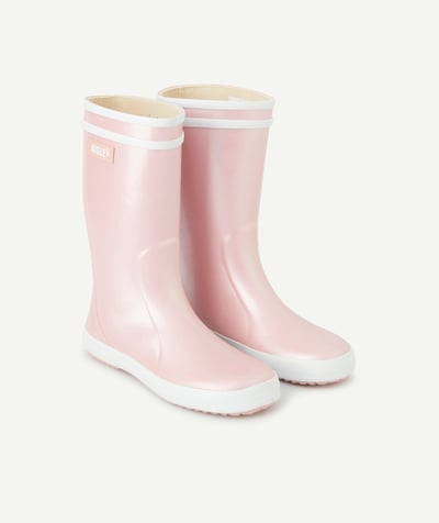 CategoryModel (8821758951566@32)  - GIRLS' PEARL-COLOURED IRIDESCENT LOLLY BOOTS