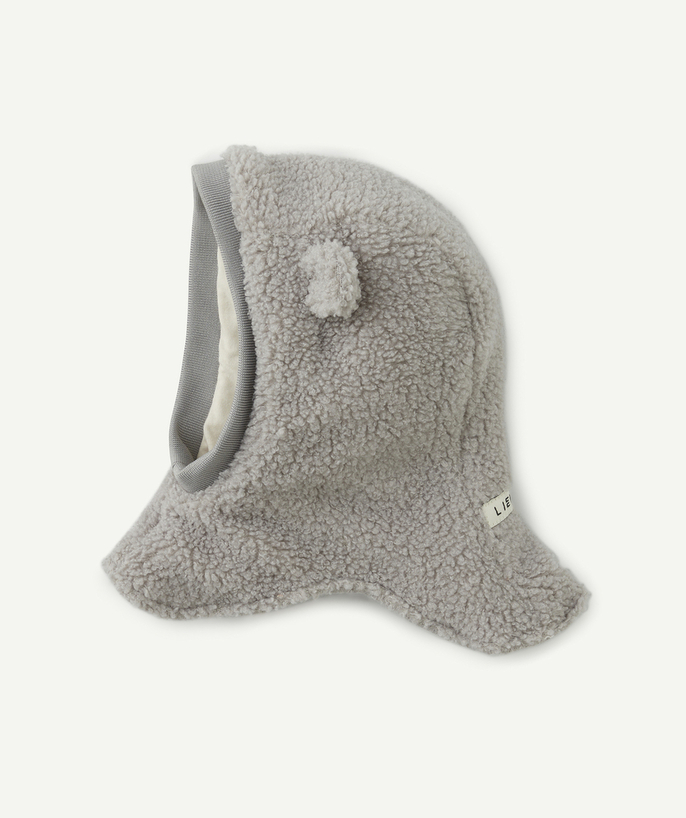   - BABIES' GREY OLAF SHERPA BALACLAVA