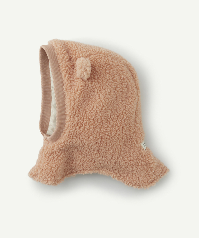   - BABIES' OLAF PINK SHERPA BALACLAVA