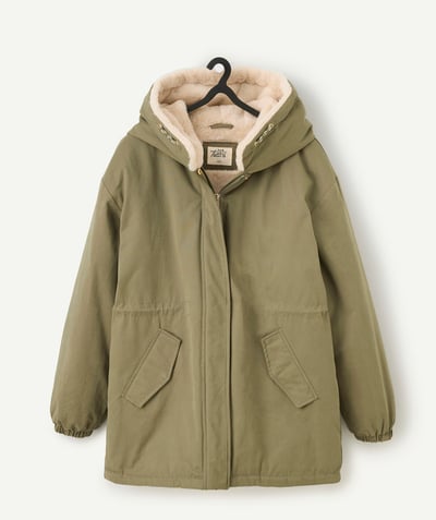 CategoryModel (8825586188430@25)  - parka longue à capuche fille kaki